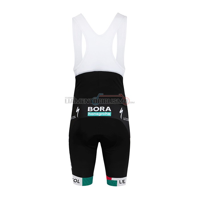 Abbigliamento Ciclismo Bora-Hansgrone Manica Corta 2022 Verde Bianco